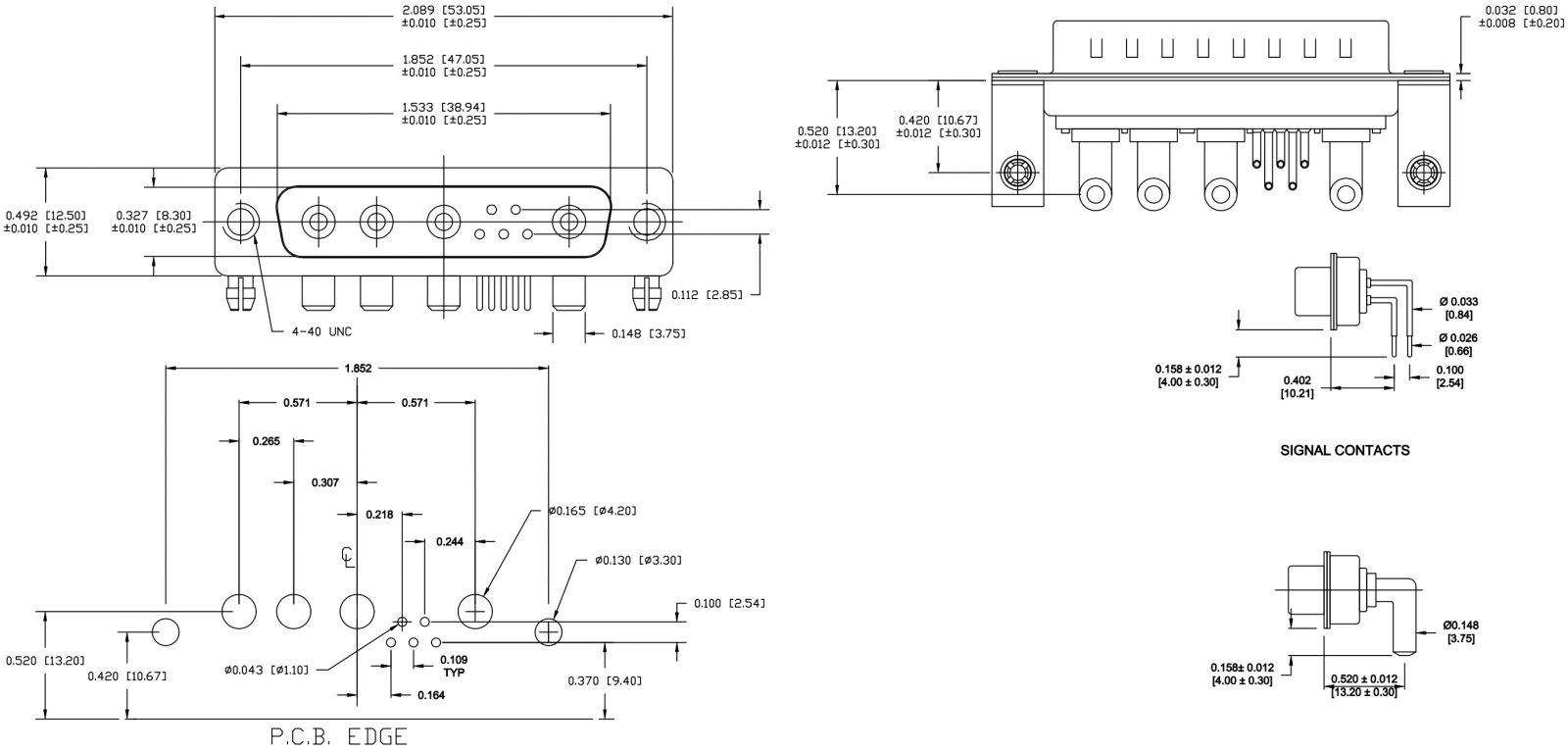 מחבר קונקטור NORCOMP 684S9W4103L461